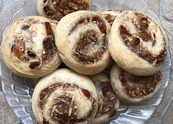 Булочки на бездрожжевом тесте с яблоками