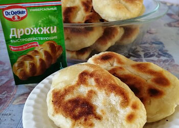 Плоские пирожки с картошкой