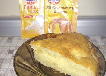 Торт Сметанник с ананасом