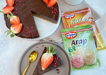 Шоколадный веган торт