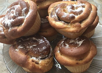 Кофейные булочки на дрожжевом тесте 