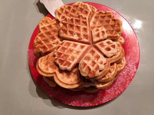 Фото рецепта Мягкие вафли