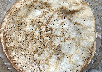 Блины с яблоками и корицей