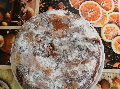 Фото рецепта Насыпной пирог с яблоками в мультиварке