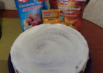 Манник со сметанным кремом