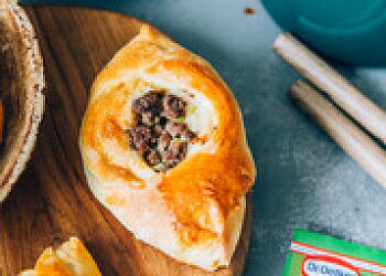 Пирожки лодочки с мясом