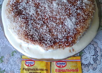 Блинно-кокосовый торт