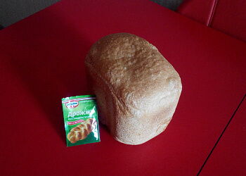 Хлеб с ржаной мукой без сахара в хлебопечке