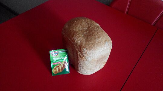 Хлеб с ржаной мукой без сахара в хлебопечке