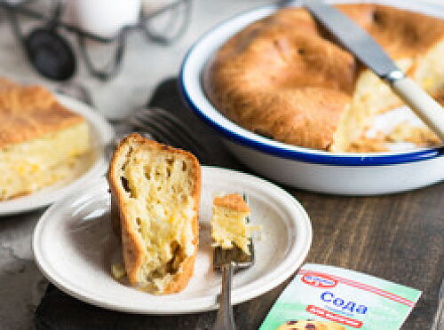 Фото рецепта Заливной пирог с капустой