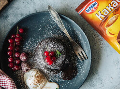 Фото рецепта Шоколадный фондан