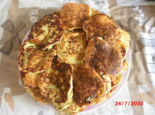 Кабачковые оладьи