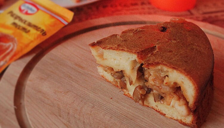Заливной пирог с курицей и капустой - пошаговый рецепт с фото на prachka-mira.ru