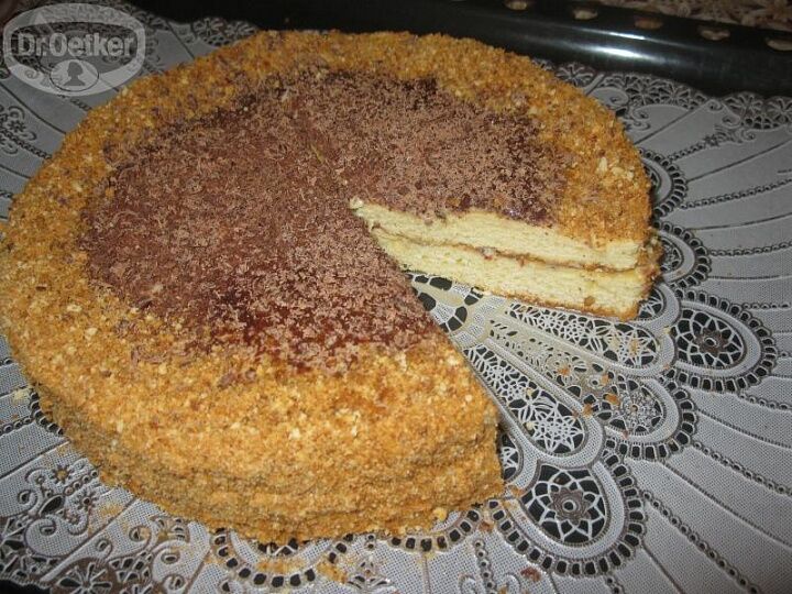 Торт со сгущенкой "Сластена"