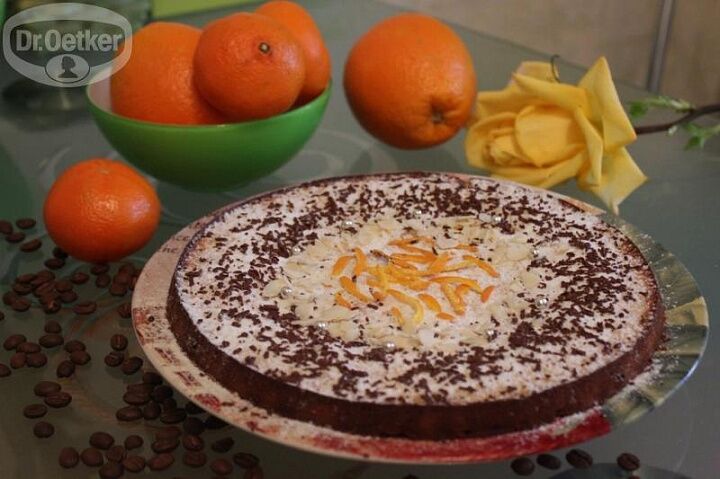 Миндально-апельсиновый пирог