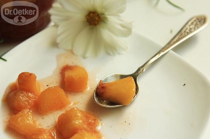 Варенье персик-ваниль фото