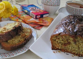 Ванильный кекс с изюмом