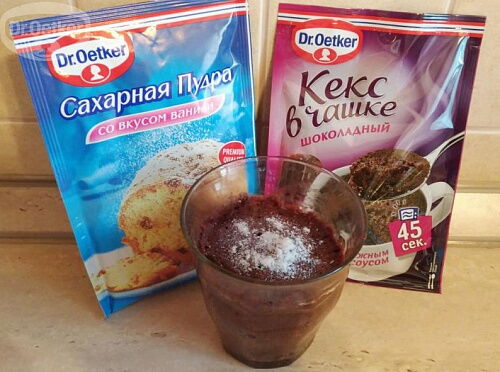 Фото рецепта Шоко кекс с бананом и медом