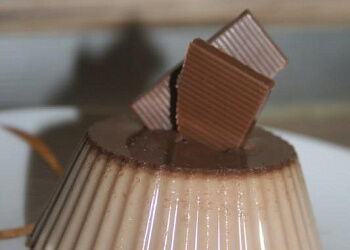 Молочно-шоколадное желе