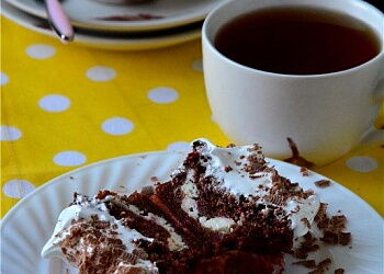 Кексы с малиной и рикоттой