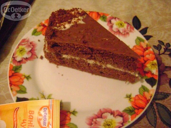 Шоколадно – бисквитный торт