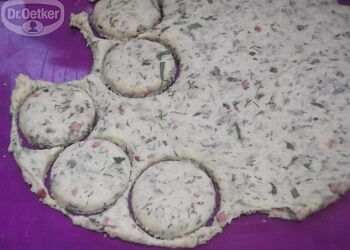 Булочки с ветчиной и сыром