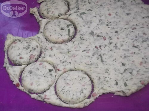 Булочки с ветчиной и сыром