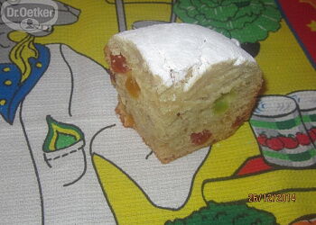 Праздничный кекс с цукатами