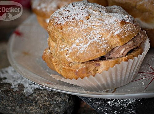Фото рецепта Шу со сливочным кремом