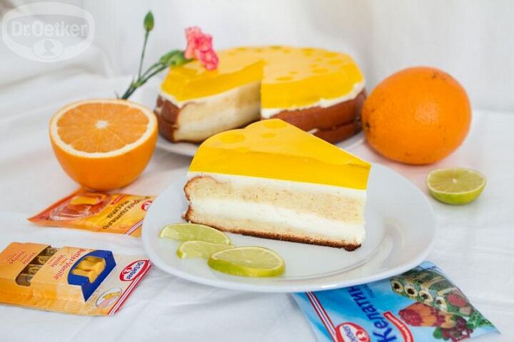 Диетический торт "Апельсинка"