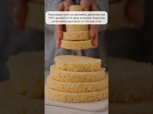 Фото рецепта Торт «Ёлочка под снегом»