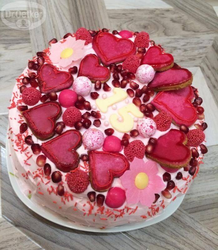 Торт "Любовь в сердце"