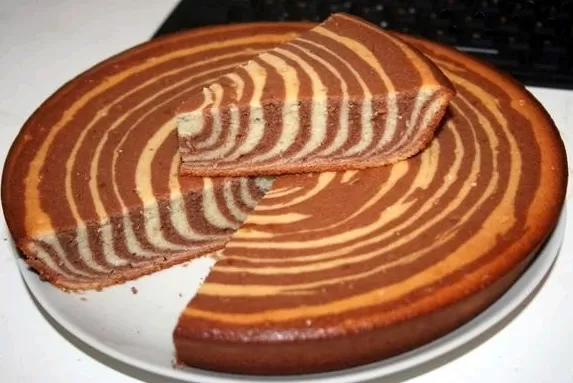 🥮 Пирог Зебра 👍 фото рецепта