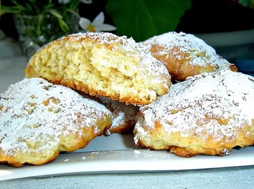 Домашнее яблочное печенье