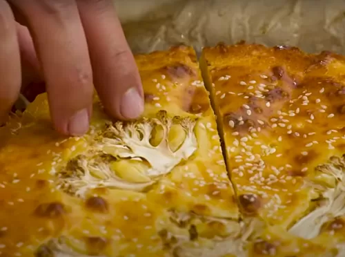 Фото рецепта Заливной пирог с капустой