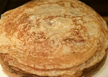 Блины на домашнем коровьем молоке
