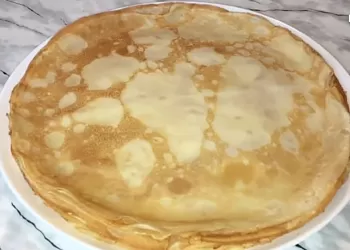 Ванильные блинчики на молоке