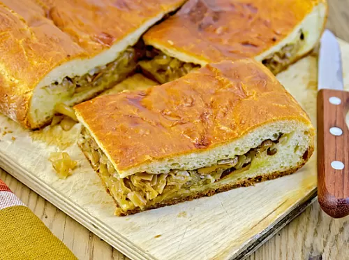 Фото рецепта Очень вкусный пирог с капустой!