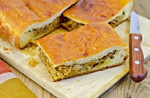 Очень вкусный пирог с капустой!