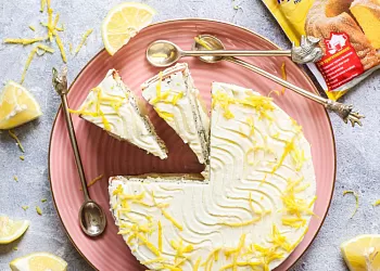 Лимонно - маковый торт