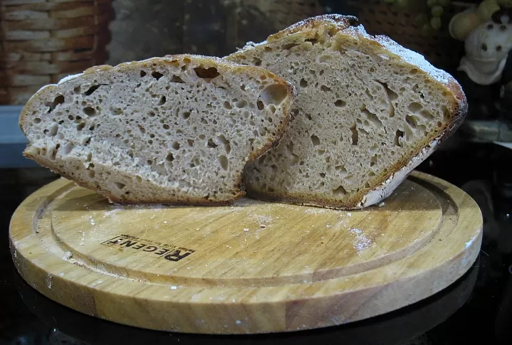 Полезный хлеб на закваске фото