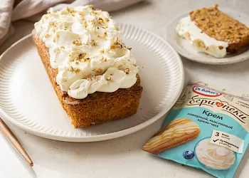 Морковный кекс с масляным кремом