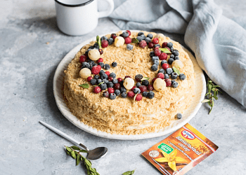 Торт Наполеон с песочными коржами ✨