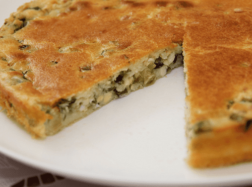 Фото рецепта Быстрый заливной пирог