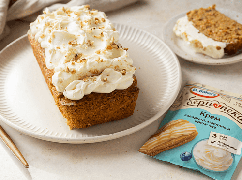 Морковный кекс с масляным кремом