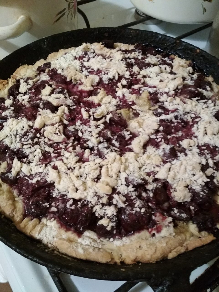 Пирог с вишней фото рецепта