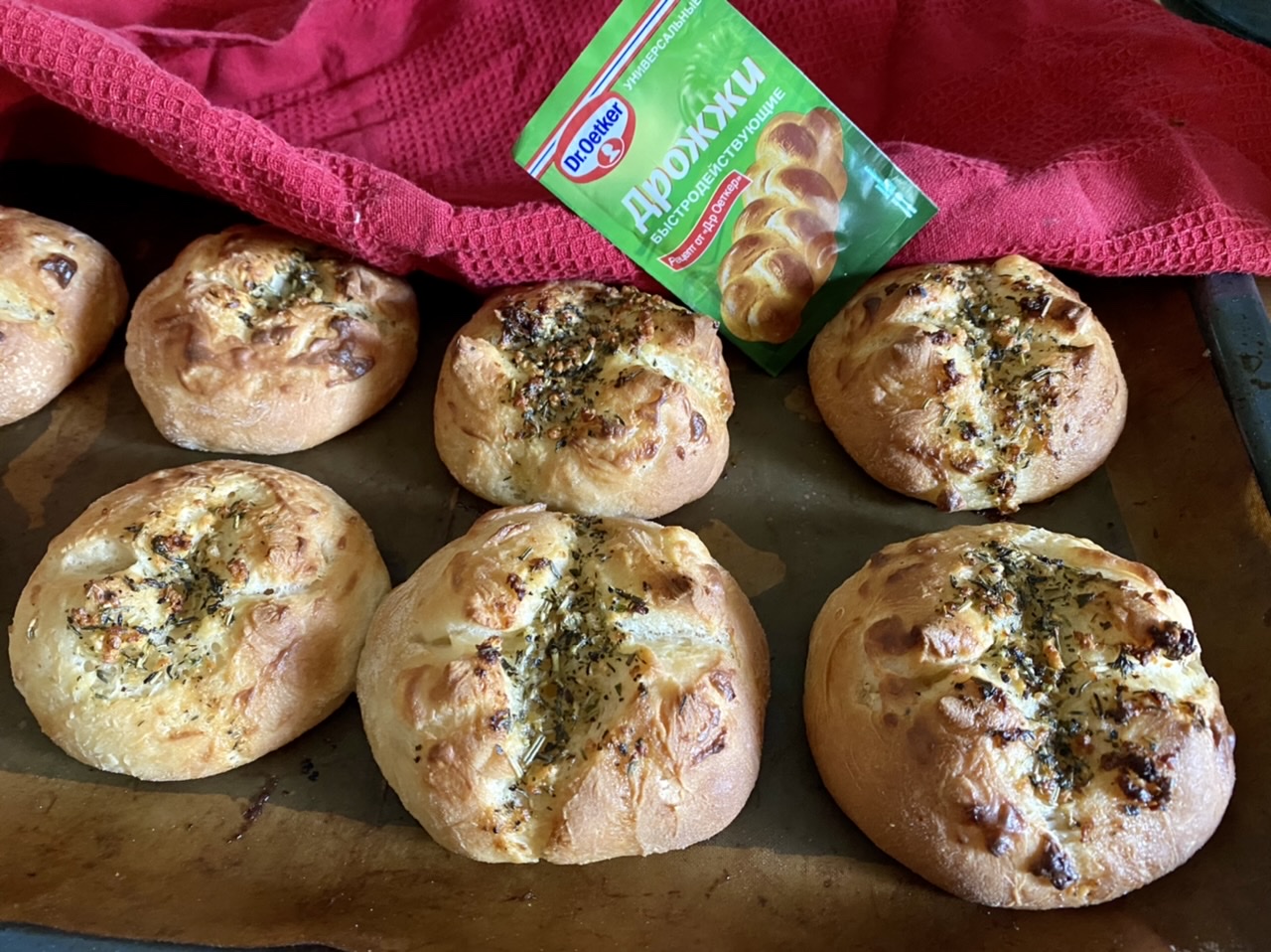 Чесночные булочки пошаговый рецепт с фото