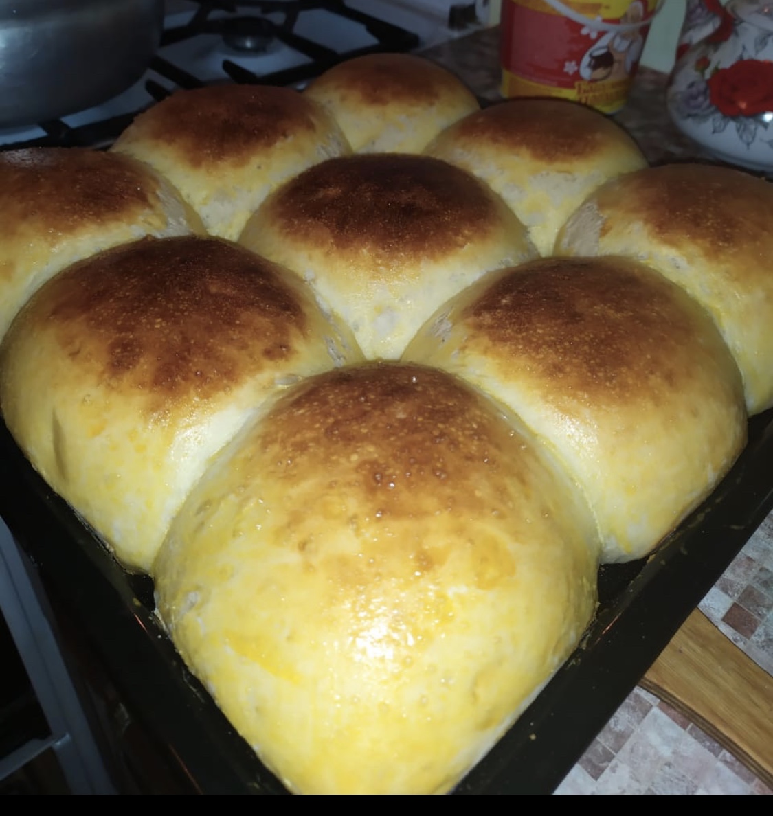 Пампушки с чесноком