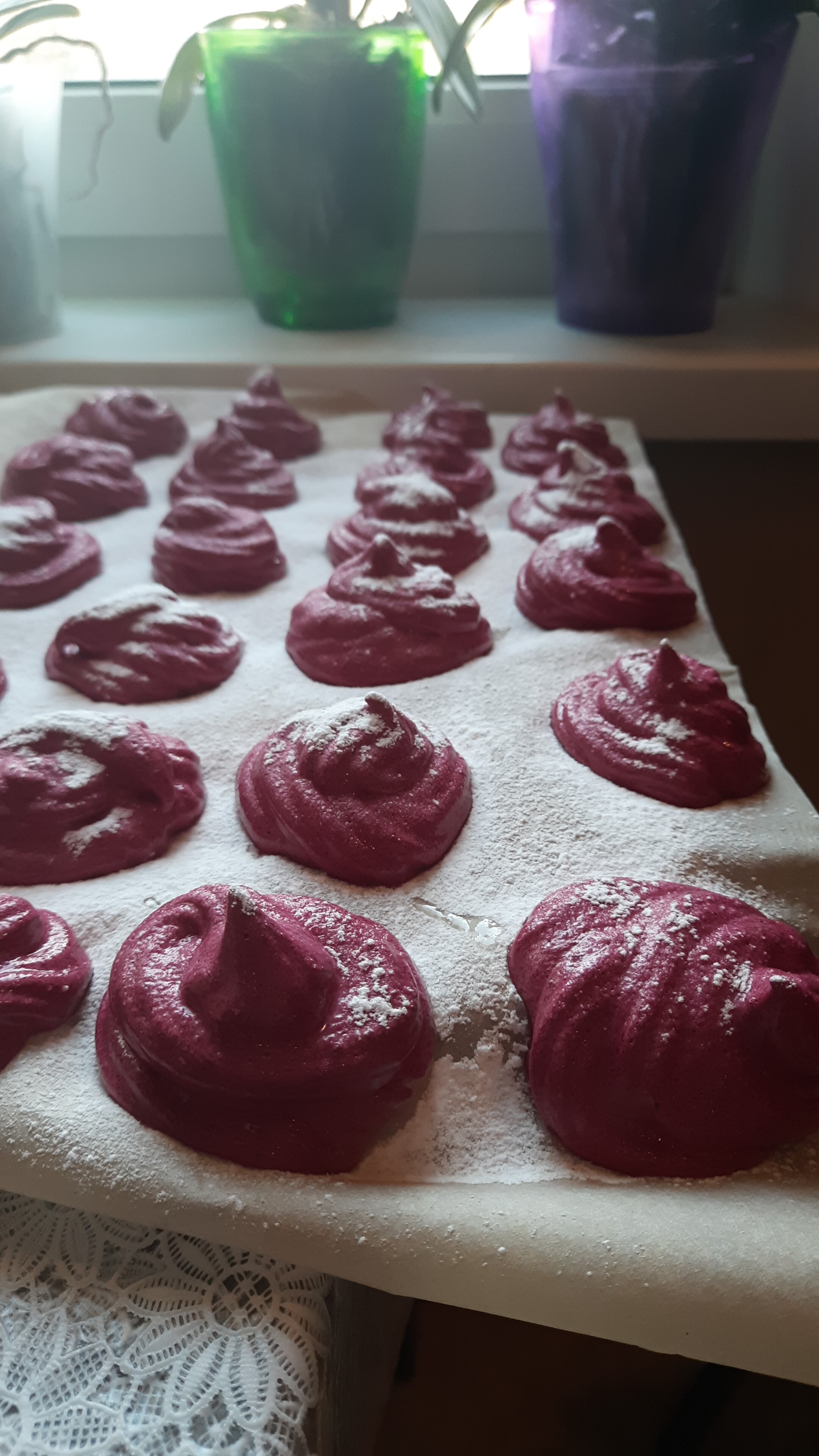 Домашний зефир из черной смородины, с сиропом глюкозы