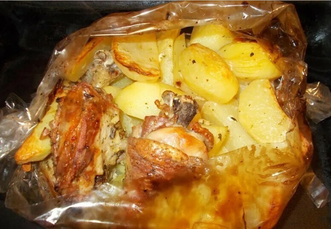 Курица в духовке с картошкой и овощами | Волшебная баштрен.рф
